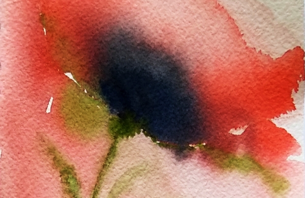 Aquarelle sur papier carte