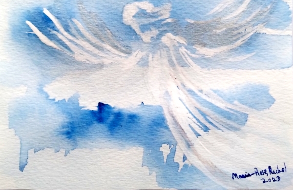 Aquarelle sur papier carte