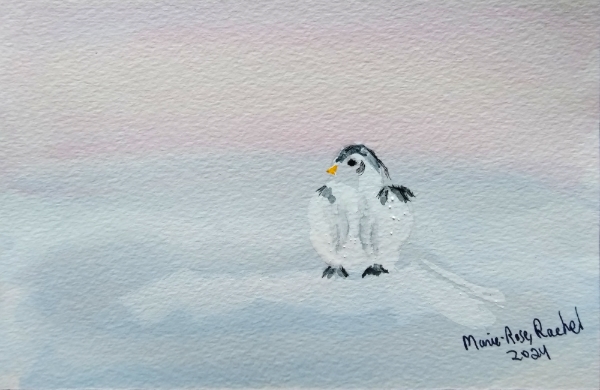 Aquarelle sur papier carte
