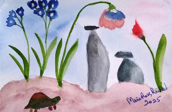 Aquarelle sur papier carte